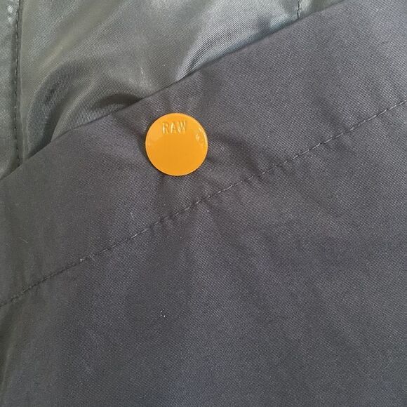 G STAR RAW Men’s Padded Hooded Black Jacket Size S - Picture 7 of 9